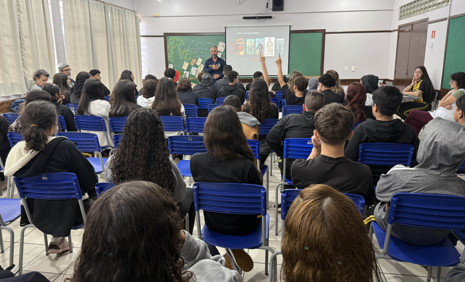 SEPL - Caminhos do Peabiru é apresentado a alunos de escola estadual de Fazenda Rio Grande