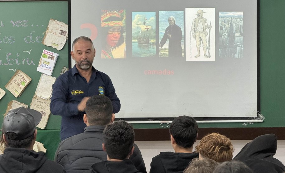 SEPL - Caminhos do Peabiru é apresentado a alunos de escola estadual de Fazenda Rio Grande