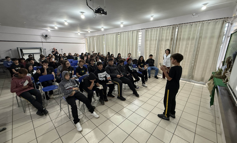 SEPL - Caminhos do Peabiru é apresentado a alunos de escola estadual de Fazenda Rio Grande