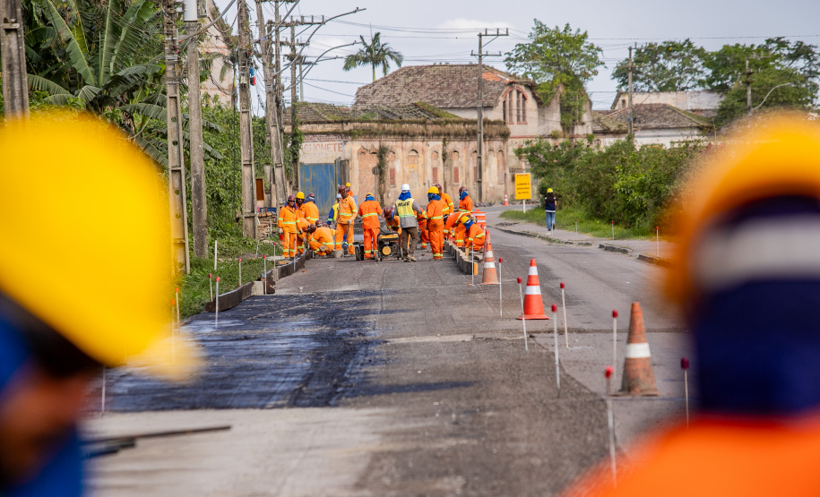 Portos do Paraná inicia pavimentação em concreto da Avenida Conde Matarazzo, em Antonina