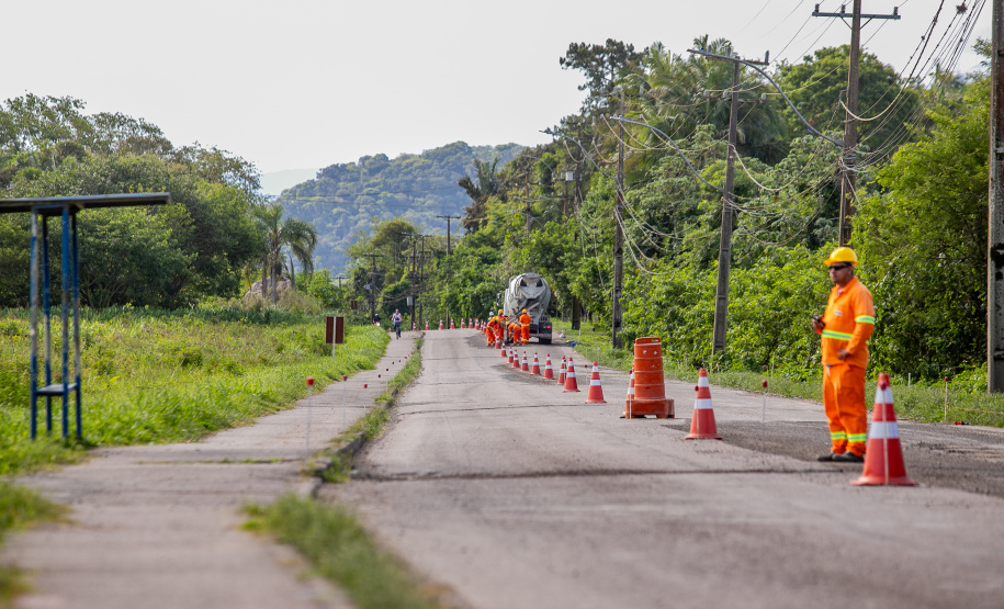 Portos do Paraná inicia pavimentação em concreto da Avenida Conde Matarazzo, em Antonina