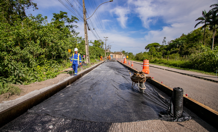 Portos do Paraná inicia pavimentação em concreto da Avenida Conde Matarazzo, em Antonina