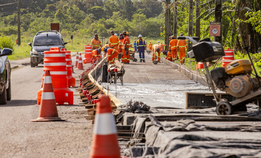 Portos do Paraná inicia pavimentação em concreto da Avenida Conde Matarazzo, em Antonina