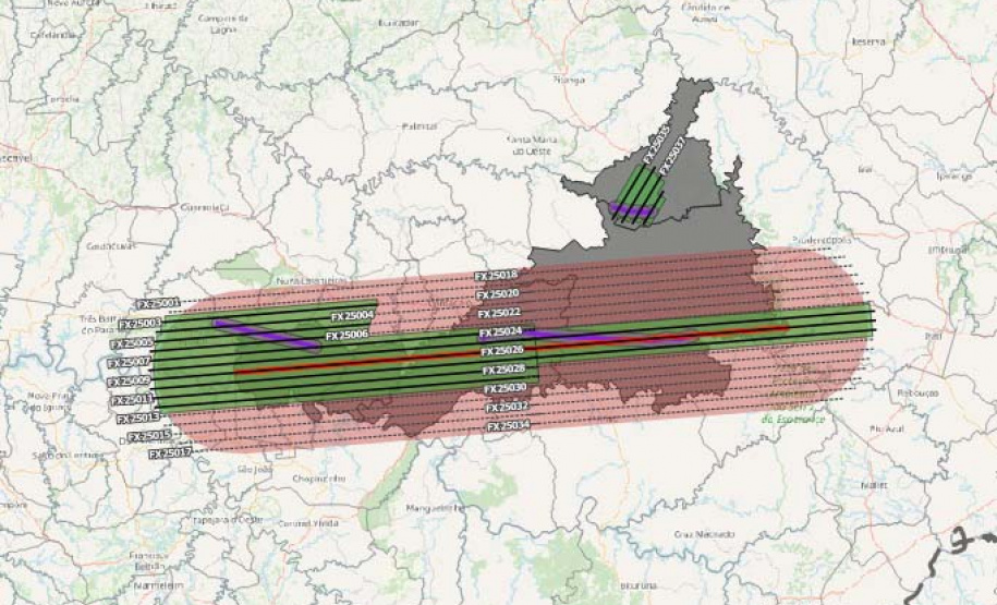 Mapeamento aéreo contratado pelo Instituto Água e Terra vai ajudar na reconstrução de Rio Bonito do Iguaçu e demais cidades atingidas pelo tornado do início deste mês.