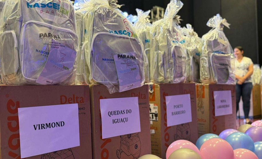 Nascer Bem: Estado entrega mais 607 kits para famílias de 45 municípios