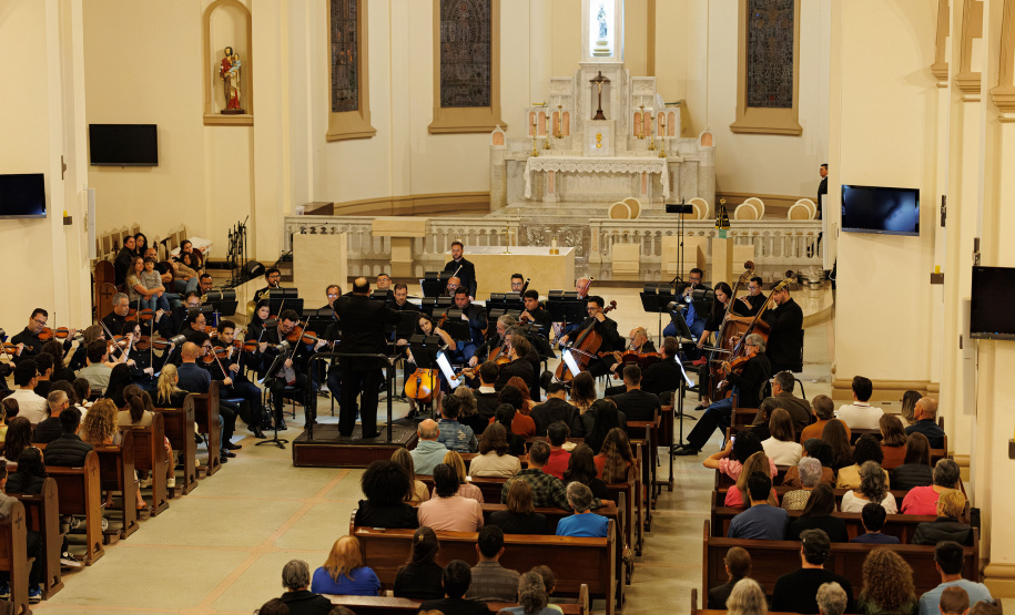 Lapa lota concerto gratuito da Orquestra Sinfônica do Paraná; próxima apresentação será em Campo Largo