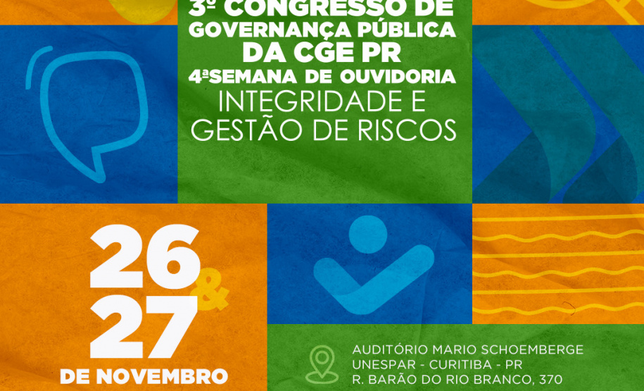 CGE - Governo abre inscrições para o 3º Congresso de Governança Pública da CGE