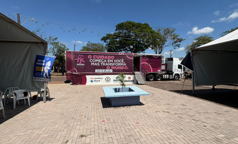 Carreta da Saúde da Mulher da Sesa atinge marca de mais de 1,5 mil procedimentos na região de Mariluz