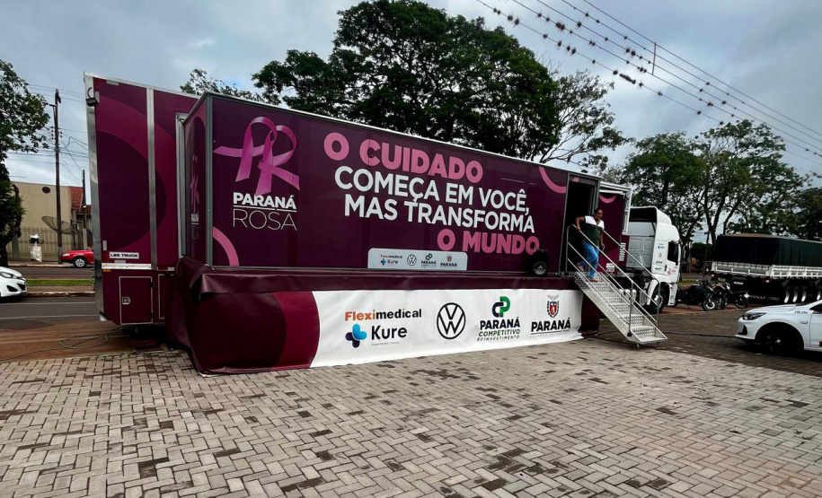 Carreta da Saúde da Mulher da Sesa atinge marca de mais de 1,5 mil procedimentos na região de Mariluz