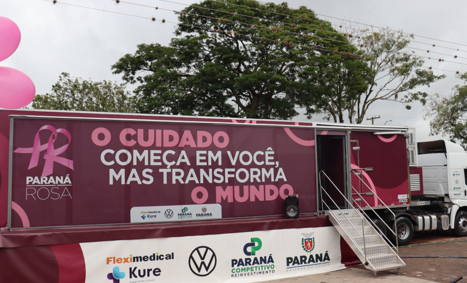 Carreta da Saúde da Mulher da Sesa atinge marca de mais de 1,5 mil procedimentos na região de Mariluz