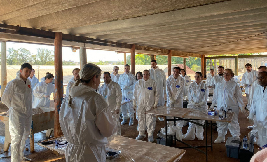 Treinamento sobre suspeitas e emergências avícolas é promovido pelo Governo do Paraná