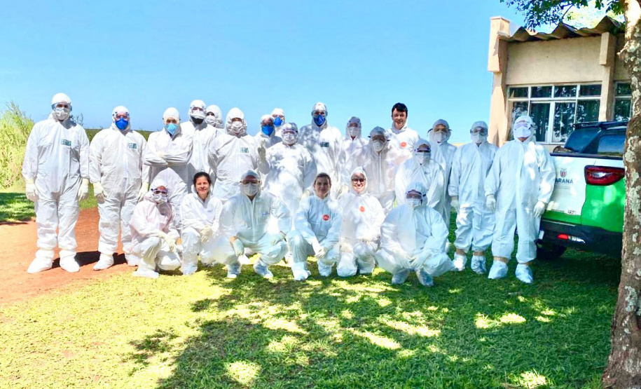 Treinamento sobre suspeitas e emergências avícolas é promovido pelo Governo do Paraná