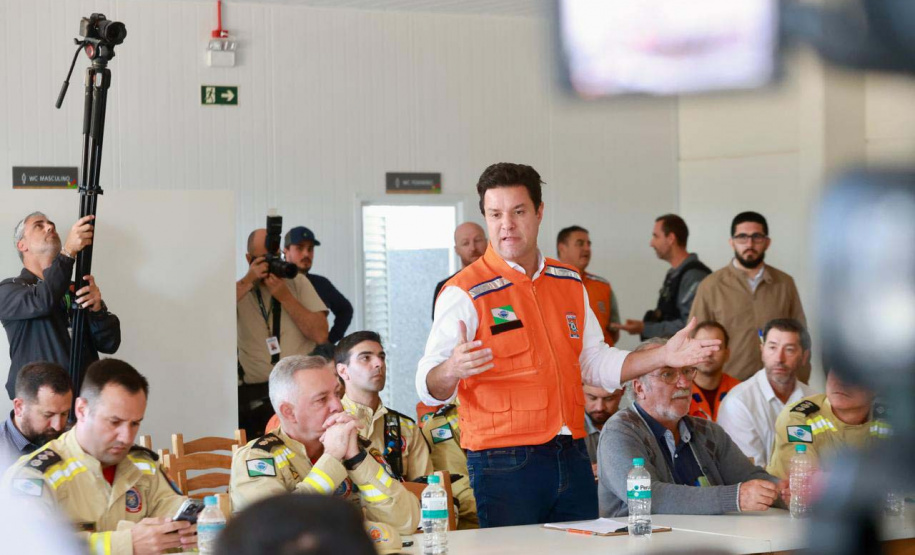 Governo do Estado define próximas ações para reconstrução de Rio Bonito do Iguaçu