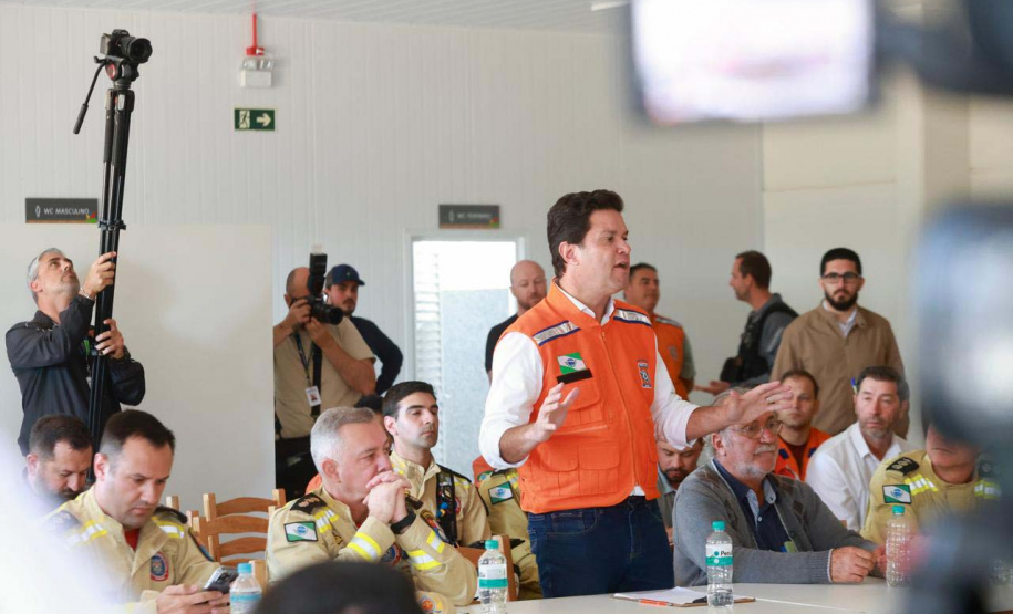 Governo do Estado define próximas ações para reconstrução de Rio Bonito do Iguaçu