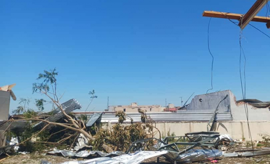 Aulas seguem suspensas nesta terça-feira (11) em Rio Bonito do Iguaçu após tornado