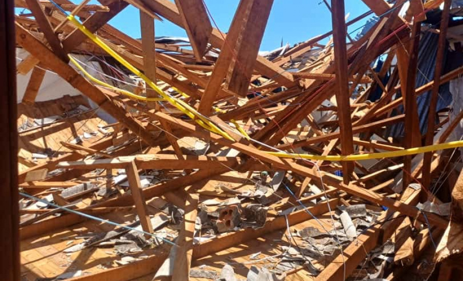 Aulas seguem suspensas nesta terça-feira (11) em Rio Bonito do Iguaçu após tornado