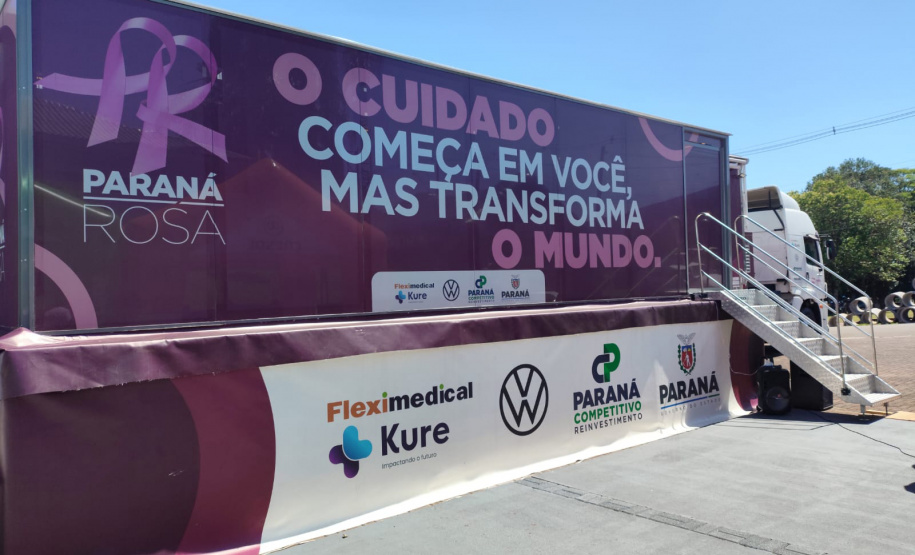 SESA - Em Bela Vista da Caroba, a Carreta Saúde da Mulher realizou mais de 1,7 mil atendimentos