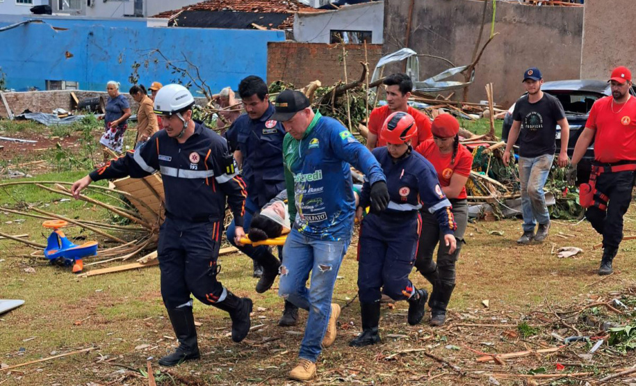 Atendimento integrado do Samu garante agilidade no socorro às vítimas do tornado