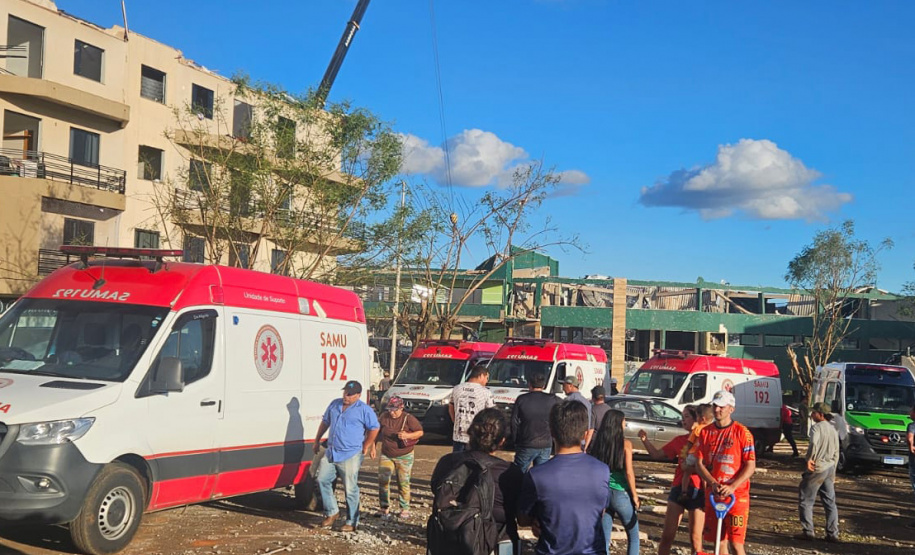 Atendimento integrado do Samu garante agilidade no socorro às vítimas do tornado