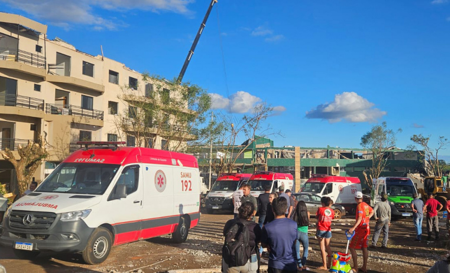 Atendimento integrado do Samu garante agilidade no socorro às vítimas do tornado