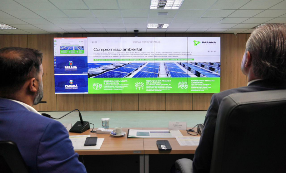 SEPL - Governo do Paraná instalará usinas de geração de energia solar para promover sustentabilidade e reduzir custos públicos