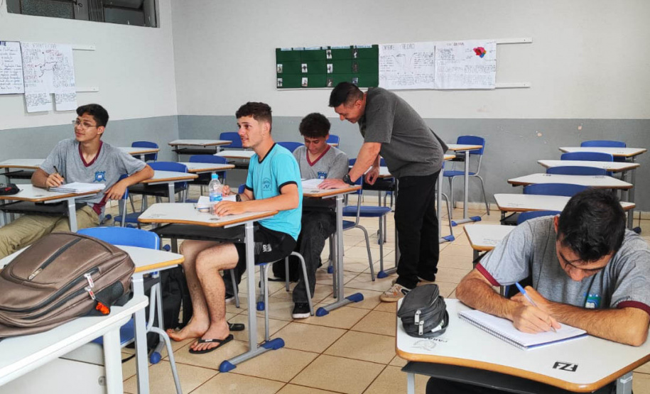 Aulas seguem sendo retomadas gradualmente nas escolas estaduais de Rio Bonito do Iguaçu