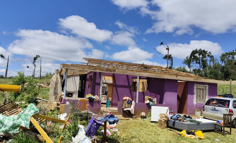 De Turvo a Centenário do Sul, Defesa Civil atua para reparar danos em demais municípios atingidos pelos ventos