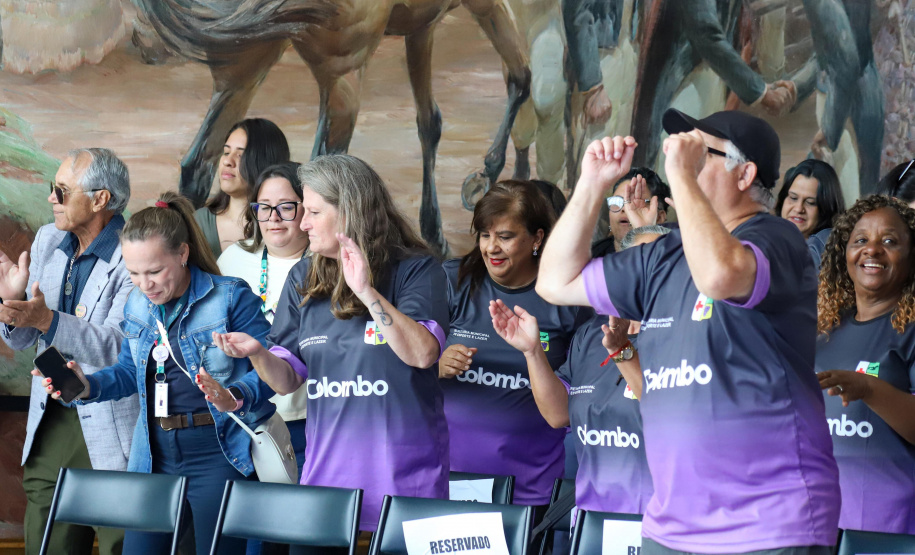 II Encontro Estadual de Gestores de Políticas do Cuidado, no Palácio Iguaçu.