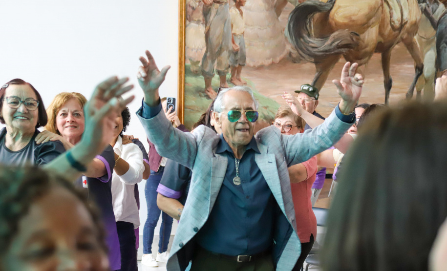 II Encontro Estadual de Gestores de Políticas do Cuidado, no Palácio Iguaçu.