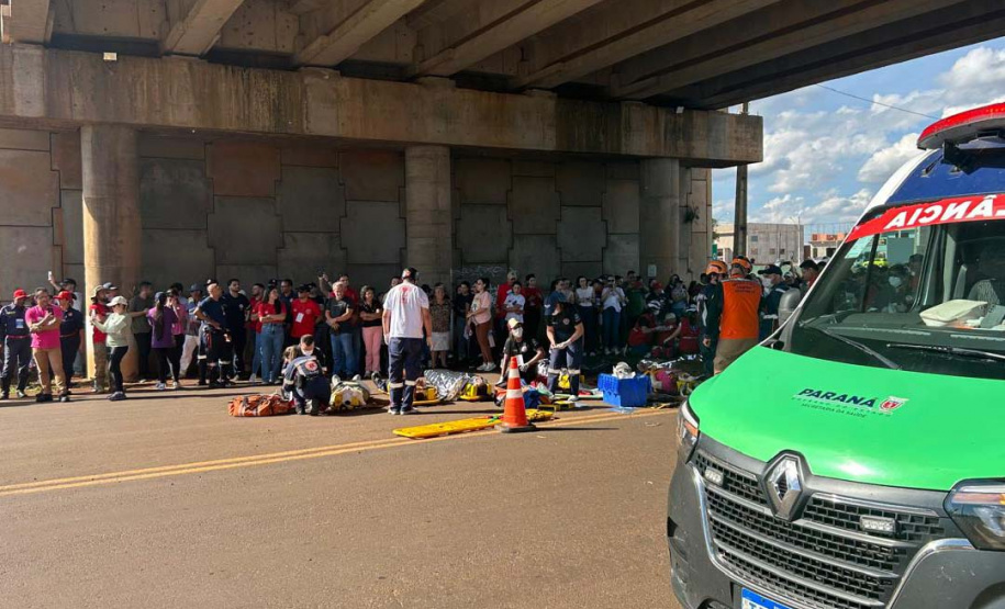 Mauá da Serra vira palco de treinamento estratégico para grandes emergências no Norte do Paraná