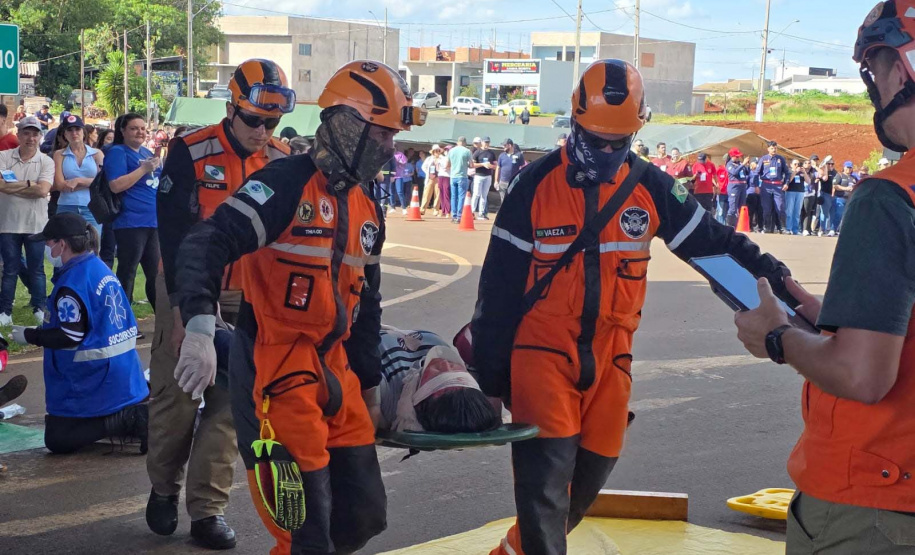 Mauá da Serra vira palco de treinamento estratégico para grandes emergências no Norte do Paraná