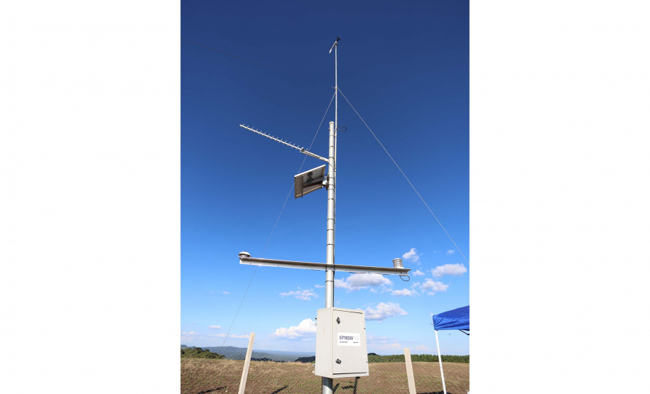 Simepar inaugura nova estação meteorológica em General Carneiro