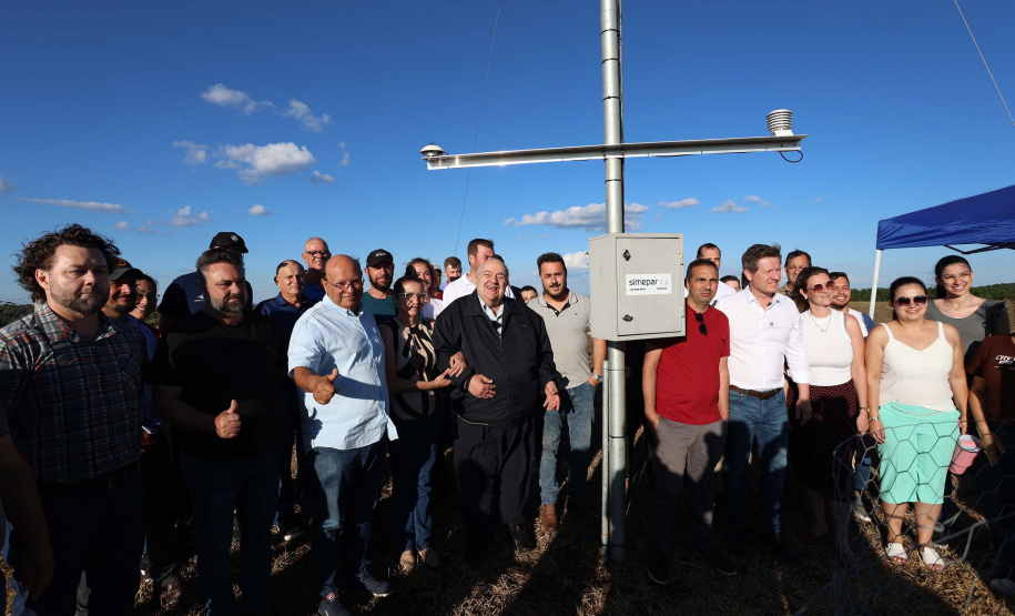 De olho no frio: Simepar inaugura nova estação meteorológica em General Carneiro