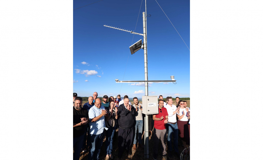 Simepar inaugura nova estação meteorológica em General Carneiro