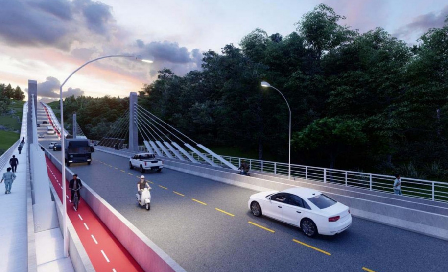 Estado anuncia investimento de R$ 45 milhões para construção de ponte estaiada em Toledo