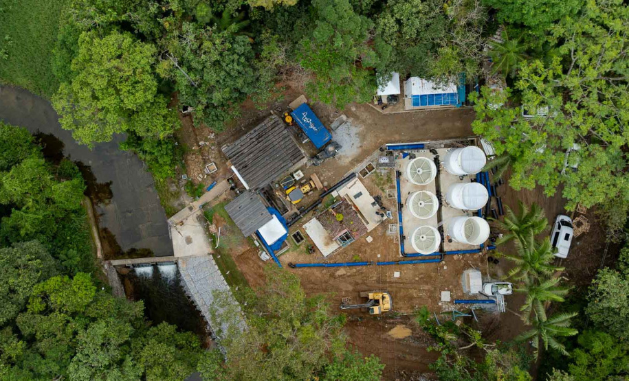 Sanepar aumenta eficiência do tratamento e melhora capacidade de distribuição de água no Litoral