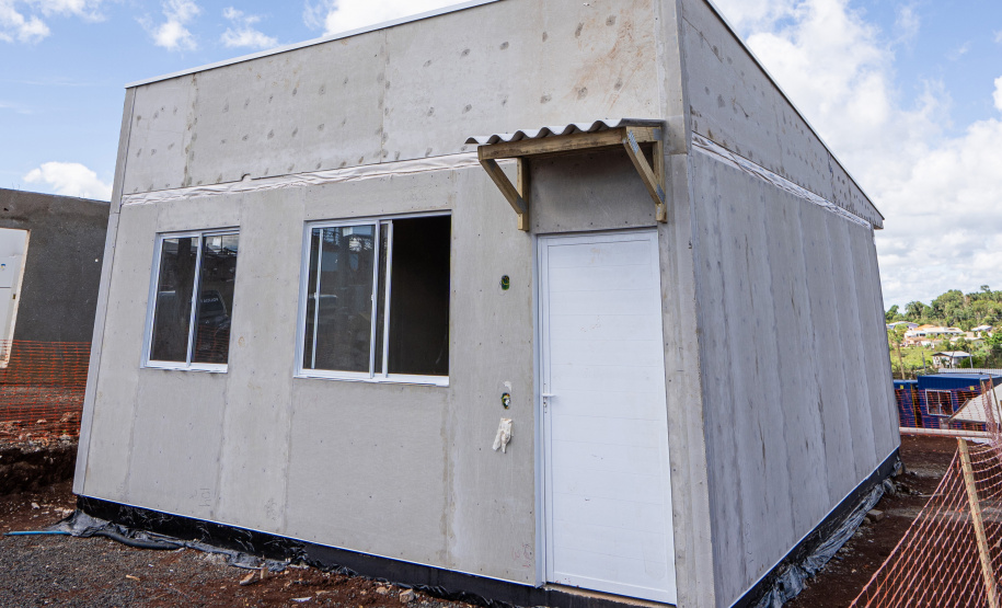 Cinco casas novas estão em construção em Rio Bonito do Iguaçu