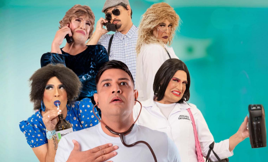 Teatro Guaíra recebe comédia de Diego Besou: “Nem que eu surte no plantão”