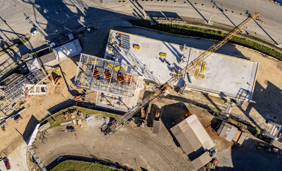 Moegão da Portos do Paraná atinge 80% de execução e avança para a fase de conclusão