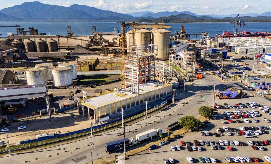 Moegão da Portos do Paraná atinge 80% de execução e avança para a fase de conclusão