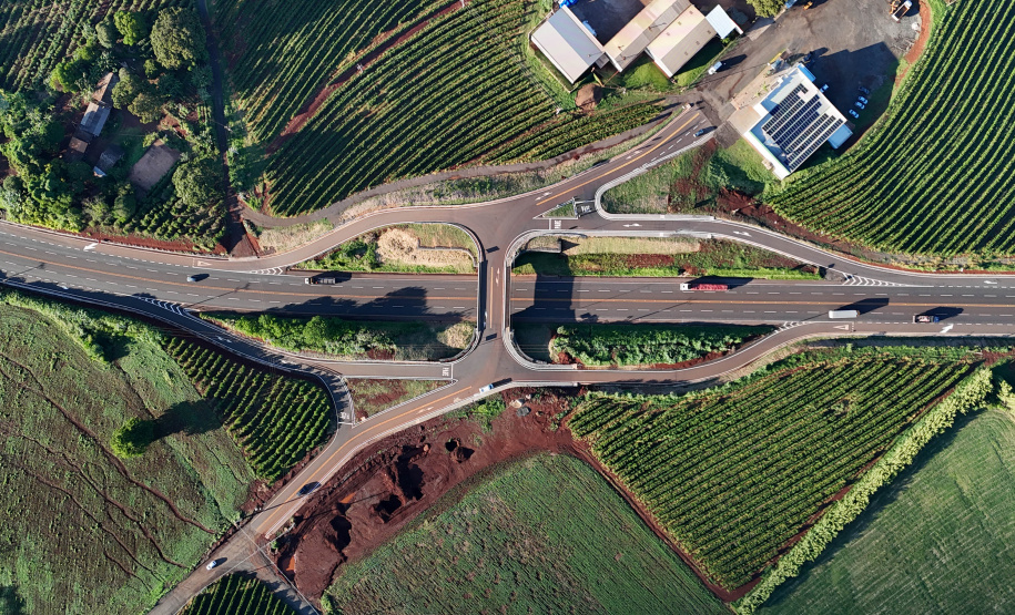 Corredor Norte-Noroeste: governador inaugura viaduto na PR-444, em Mandaguari