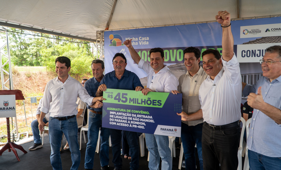 Estado vai investir R$ 75 milhões em rodovia, estrada rural e pavimentação em Rondon