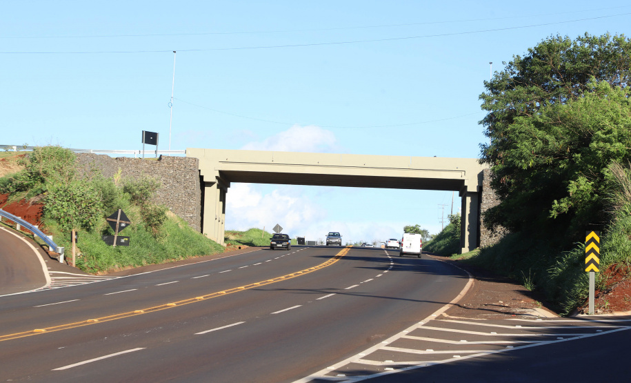 Corredor Norte-Noroeste: governador inaugura viaduto na PR-444, em Mandaguari