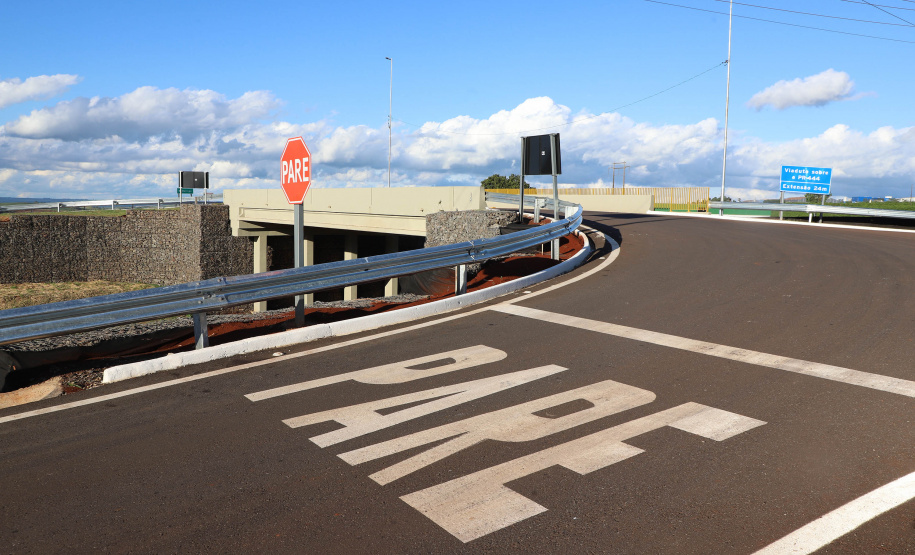 Corredor Norte-Noroeste: governador inaugura viaduto na PR-444, em Mandaguari