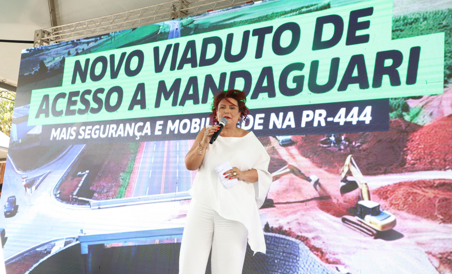 Corredor Norte-Noroeste: governador inaugura viaduto na PR-444, em Mandaguari