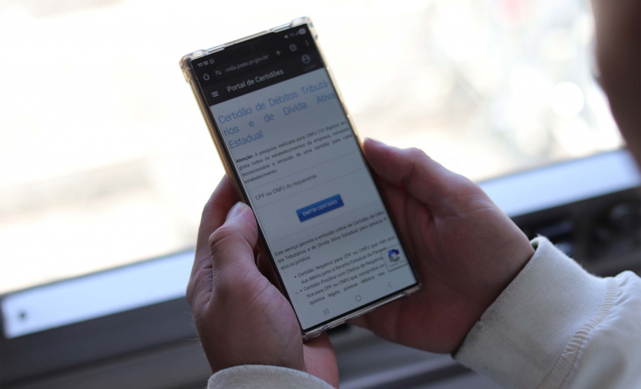Novo portal da Receita Estadual simplifica emissão de certidões e consulta de débitos no Paraná