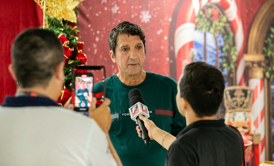 Natal Solidário: Papai Noel recebe crianças até quinta-feira no Palácio Taguaré
