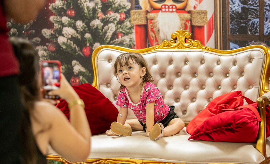 Natal Solidário: Papai Noel recebe crianças até quinta-feira no Palácio Taguaré