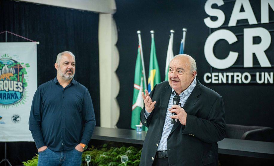 Instituto Água e Terra entregou nesta quinta-feira (11) 10 Planos de Manejo para as Unidades de Conservação (UCs). Nesta sexta-feira (12) será feito o repasse de 19 caminhonetes Ford Ranger.