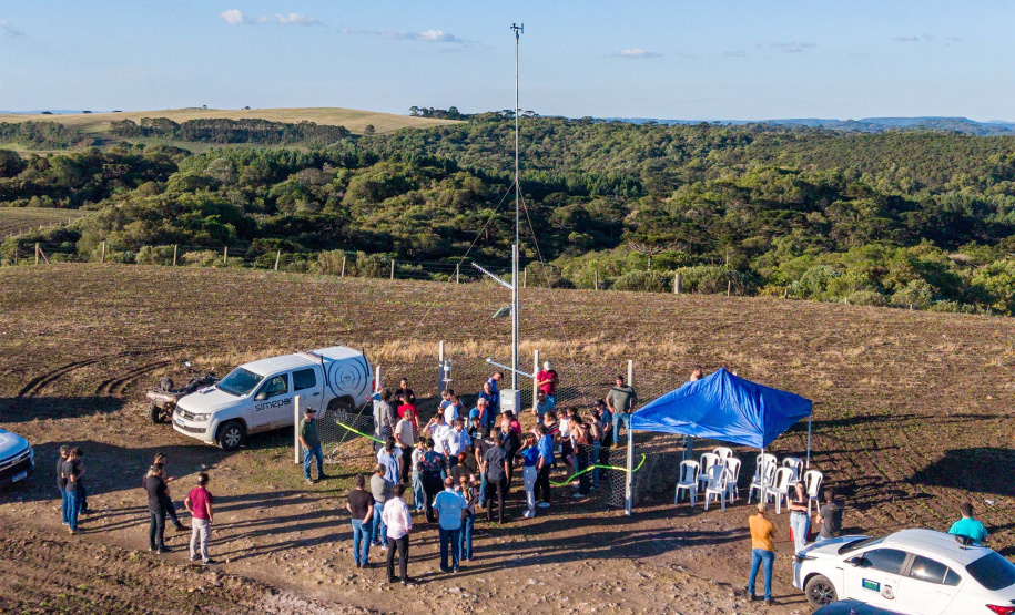 Simepar inaugura nova estação meteorológica em General Carneiro
